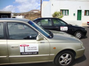 courtesy car